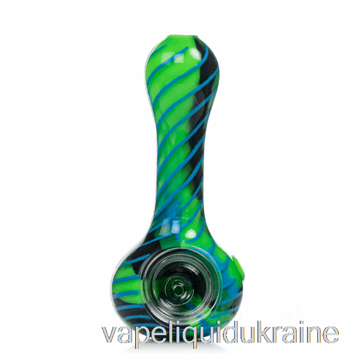 Vape Liquid Ukraine Eyce ORAFLEX Spiral Silicone Spoon Planet (Black / Blue / Green / Lime Green)